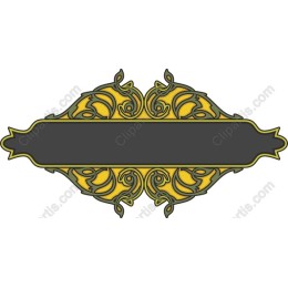 Vintage Ornamental Banner