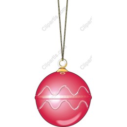 Vibrant Red Christmas Ornament