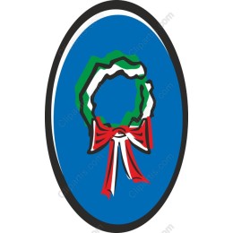 Festive Wreath - Holiday Decoration Art