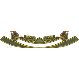 Elegant Decorative Header Ornament