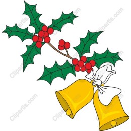 Festive Holly and Bell