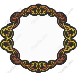 Elegant Decorative Floral Frame