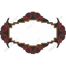 Elegant Vintage Decorative Frame Clipart