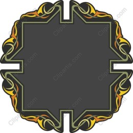Elegant Circular Ornament