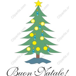 Charming Christmas Tree - Buon Natale