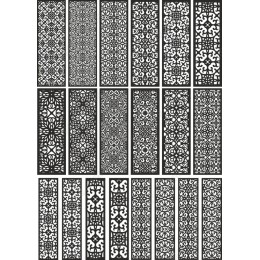 Ornate Clipart Set - Intricate Floral and Geometric