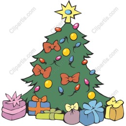 Festive Christmas Tree and Gift Boxes