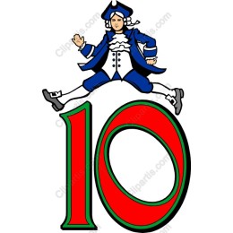 Leaping Character - Number 10