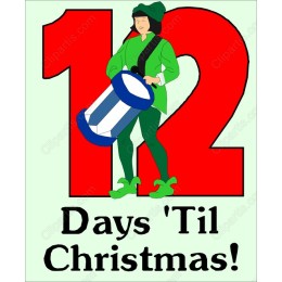 12 Days 'Til Christmas Festive