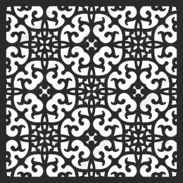 Elegant Black and White Seamless Pattern