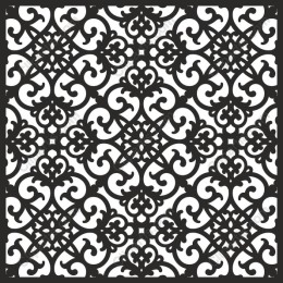 Elegant Black Floral Pattern