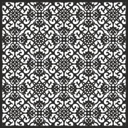 Ornate Black & White Pattern