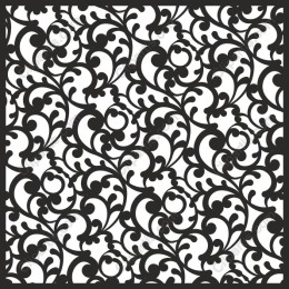 Black Floral Pattern