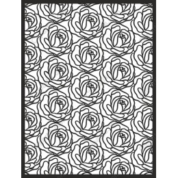Black and White Rose Pattern