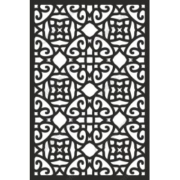Elegant Black and White Intricate Pattern