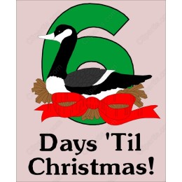 6 Days 'Til Christmas Duck