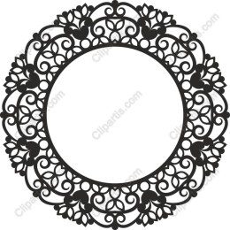 Elegant Intricate Floral Frame
