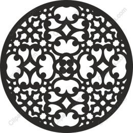 Intricate Circular Ornamental
