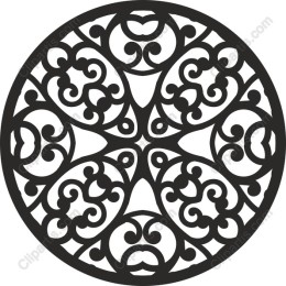 Intricate Circular Ornamental