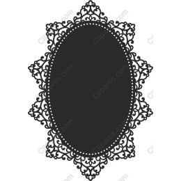 Ornate Vintage Lace Frame