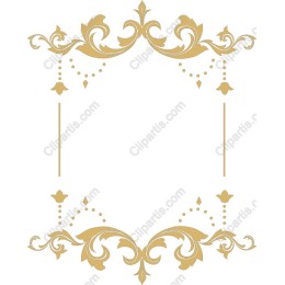 Elegant Gold Ornate Frame