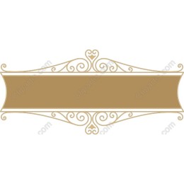 Elegant Vintage Decorative Banner