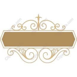 Elegant Vintage Decorative Sign