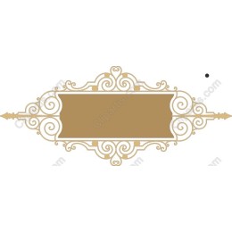 Elegant Golden Ornate Frame