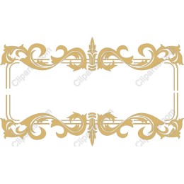Elegant Vintage Ornamental Frame