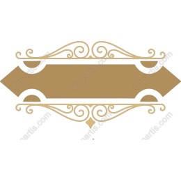 Elegant Vintage Decorative Label