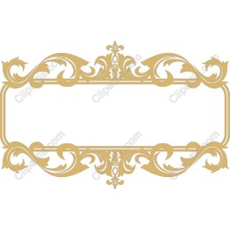 Elegant Ornate Gold Frame