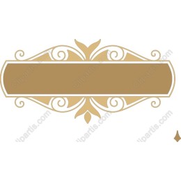Elegant Ornate Vintage Label