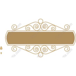 Elegant Decorative Frame in and