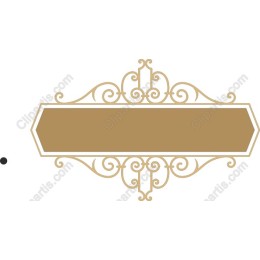Golden Elegance Vintage Decorative Frame