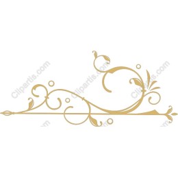 Elegant Vintage Decorative Scroll