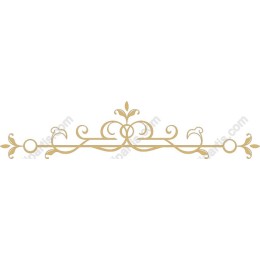 Elegant Baroque Decorative Ornament