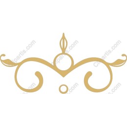 Elegance Defined: Exquisite Gold Ornament