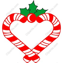 Candy Cane Heart