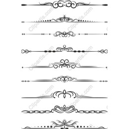 Elegant Divider Set - Flourish Collection