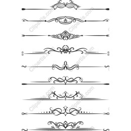 Elegant Decorative Dividers Set