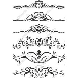 Elegant Floral Borders Collection