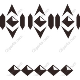 Geometric Elegance: Versatile Black and White Pattern
