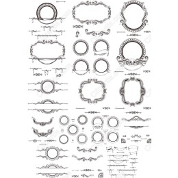 Vintage Frame Clipart Bundle