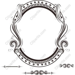Elegant Vintage Ornamental Frame