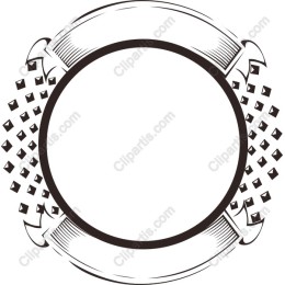 Decorative Black and White Frame