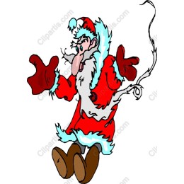 Whimsical Santa Character