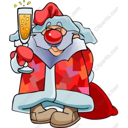 Cheerful Santa Claus