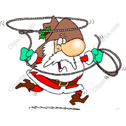 Whimsical Santa Claus Lasso