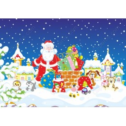 Festive Santa Claus Christmas