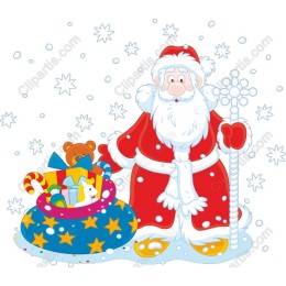 Cheerful Santa Claus